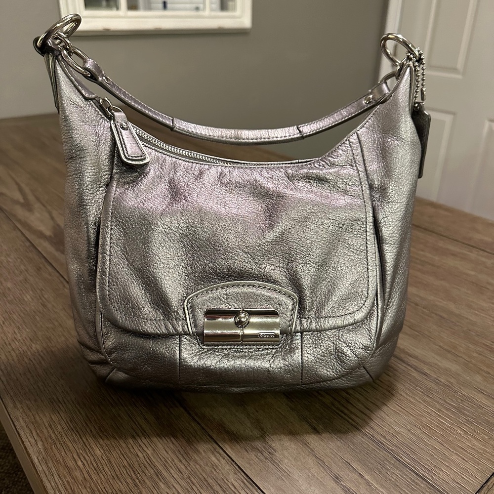 Coach Handbag SV/ Gun metal silver 19303 SV/GM